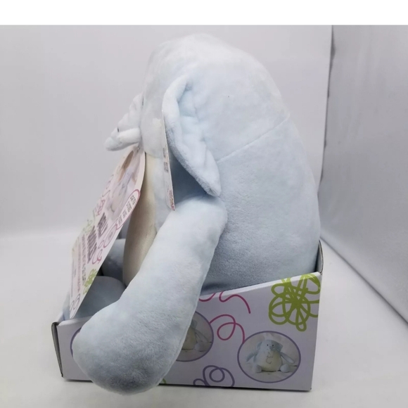 Belly Doodles Elephant Plush with LED Pen Light Blue Doodle Write On Belly Toy - Picture 4 of 6